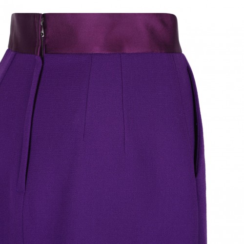 Purple Midi Skirt