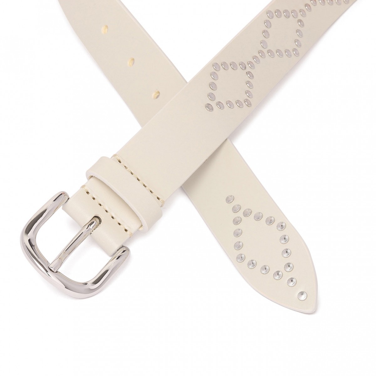 Chalk White Liliana Belt