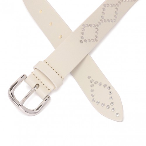 Chalk White Liliana Belt