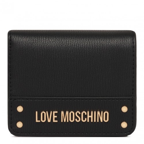 Black Logo Lettering Wallet