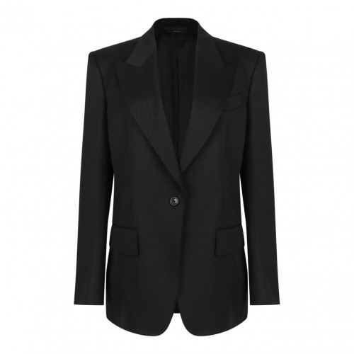 Black Single Breasted Blazer