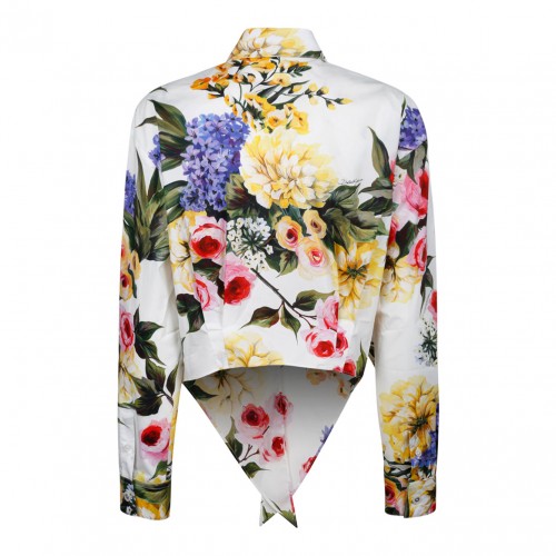 Multi-coloured Garden Print Shirt