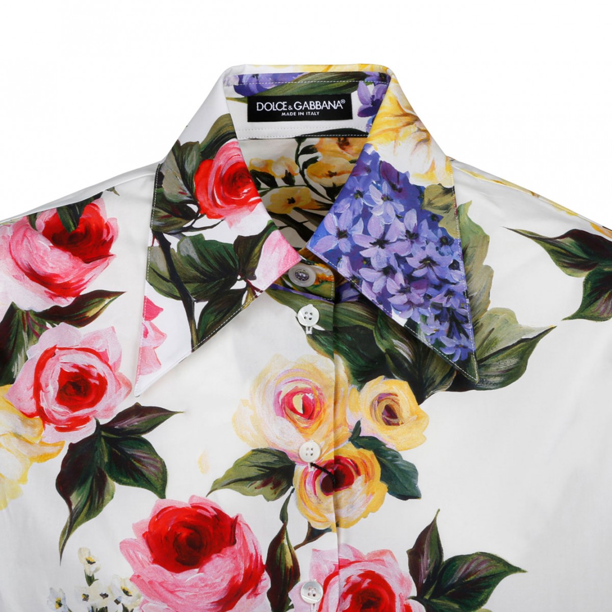 Multi-coloured Garden Print Shirt
