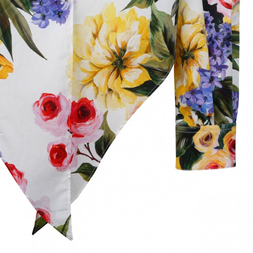 Multi-coloured Garden Print Shirt