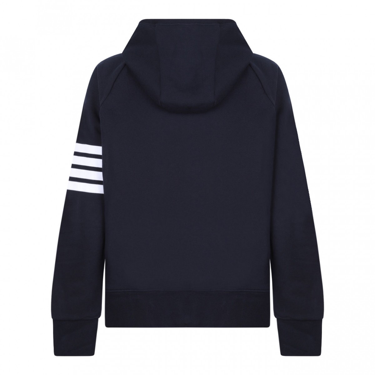 Navy Blue 4-Bar Hoodie