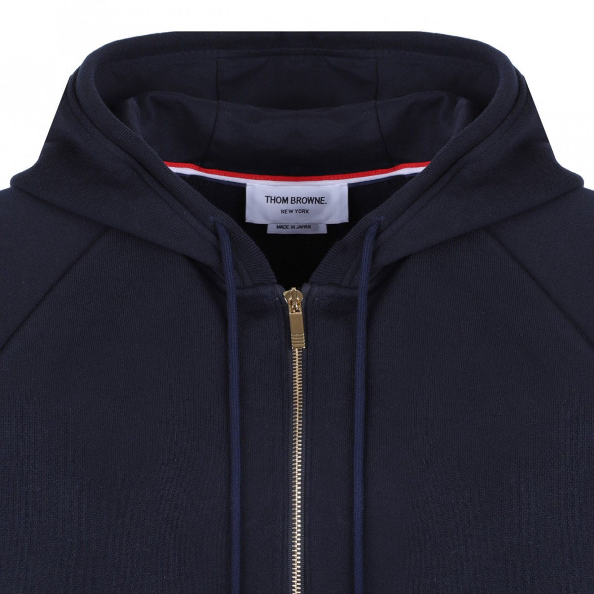 Navy Blue 4-Bar Hoodie