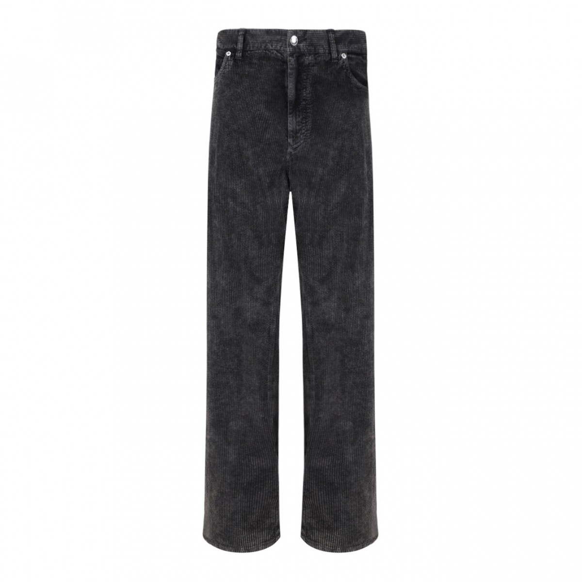 Black Oversize Velvet Pants