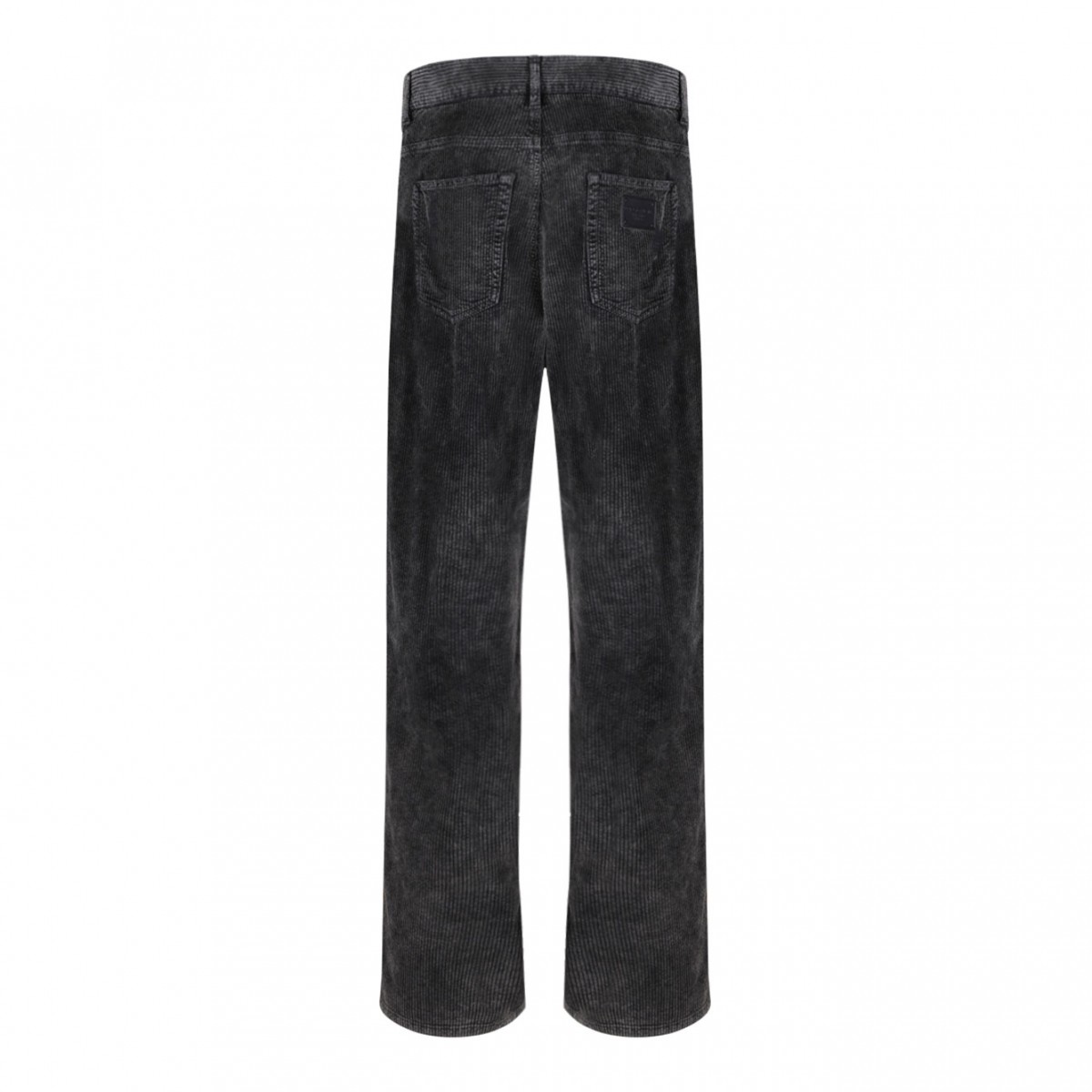 Black Oversize Velvet Pants