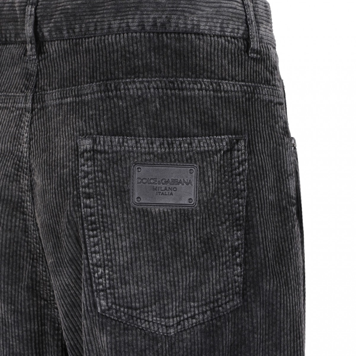 Black Oversize Velvet Pants