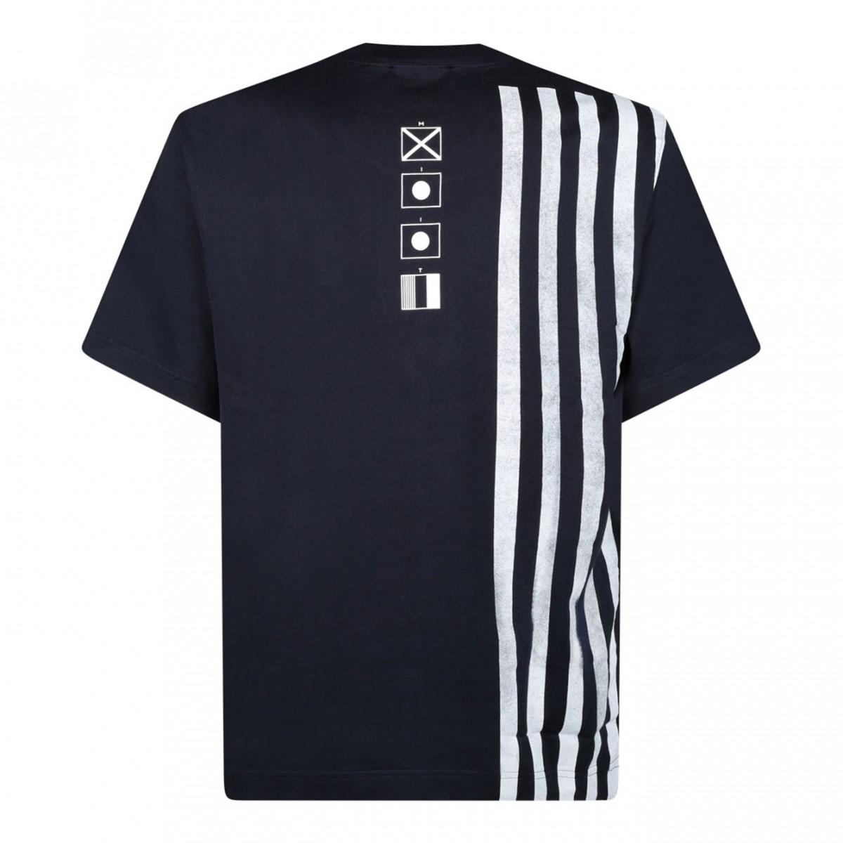 Dark Blue Navy Print T-Shirt