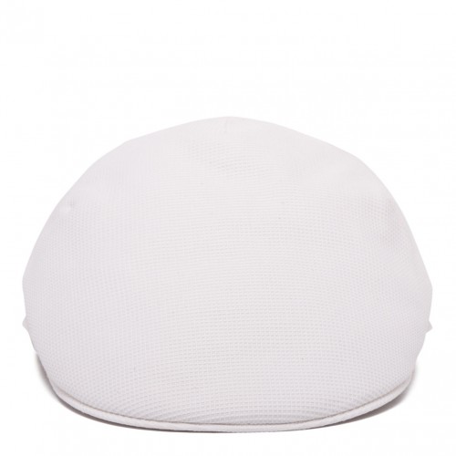 White Paris Duckbill Flat Cap