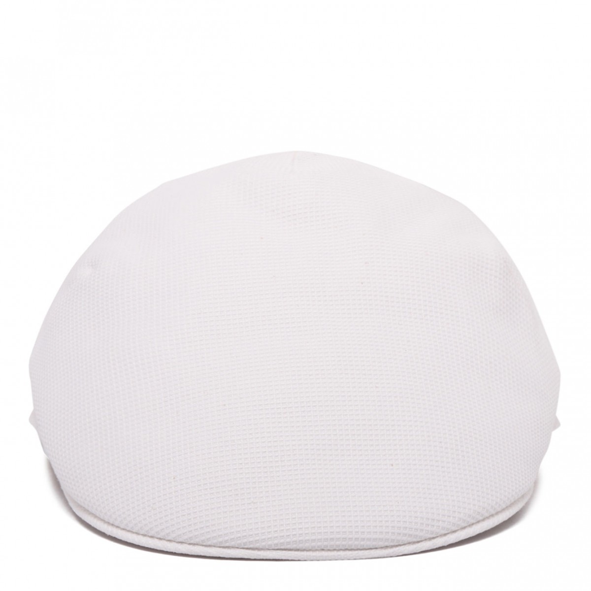 White Paris Duckbill Flat Cap