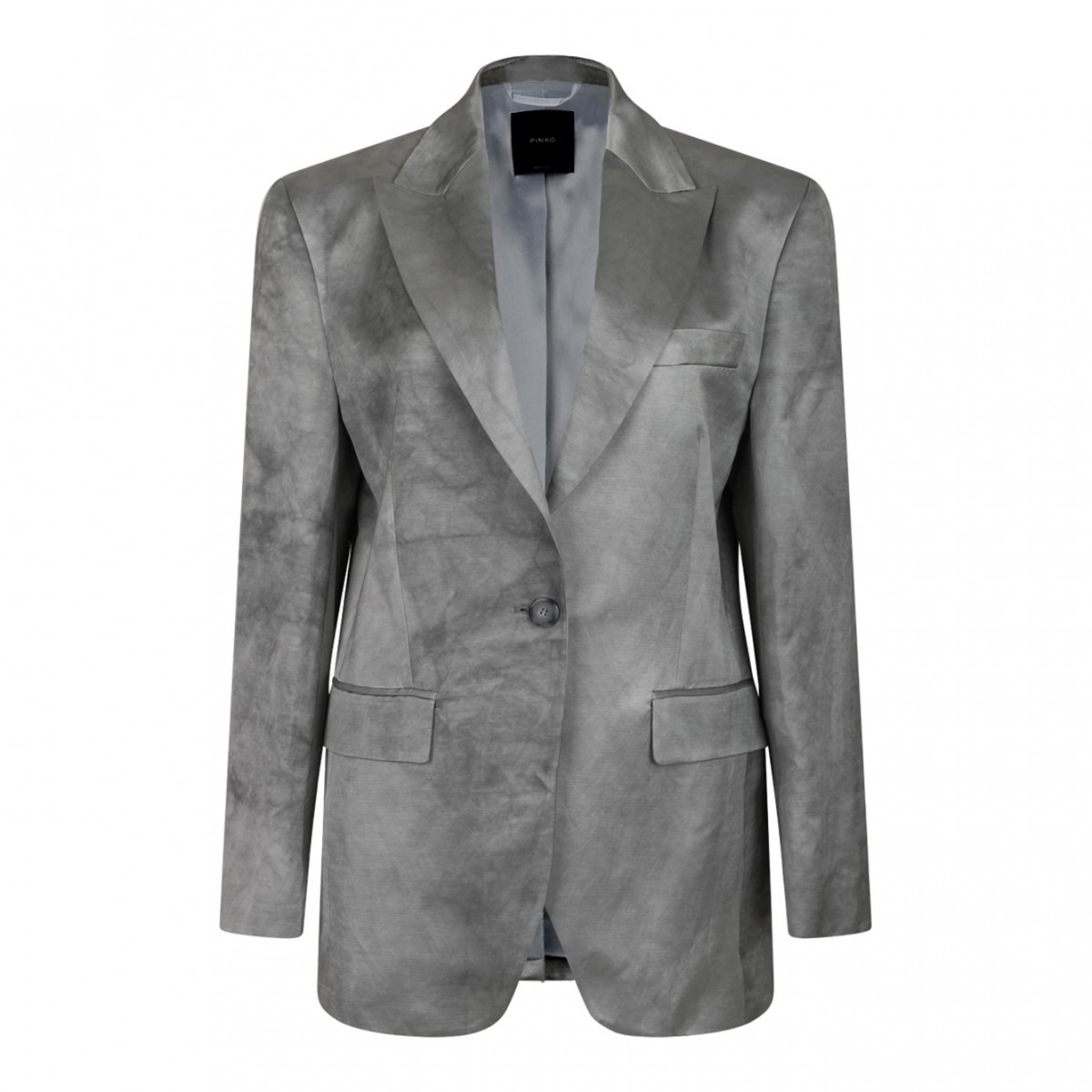 Ash Grey Single Breasted Blazer