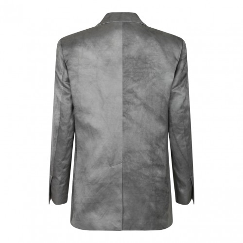 Ash Grey Single Breasted Blazer 2