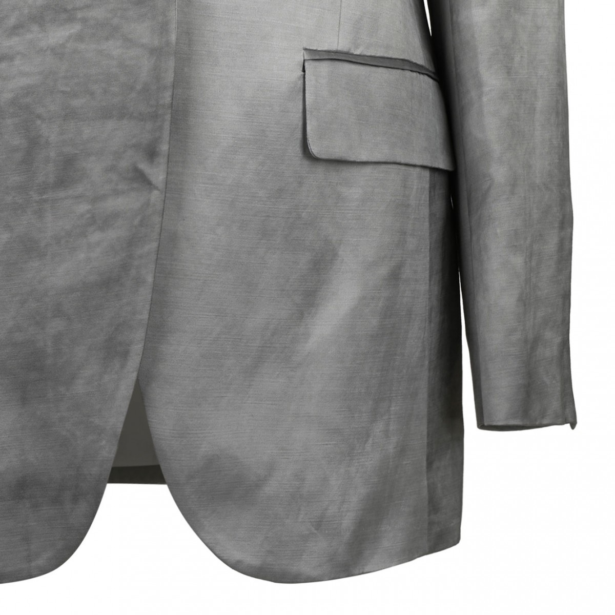 Ash Grey Single Breasted Blazer
