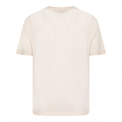Cream Knitwear T-Shirt