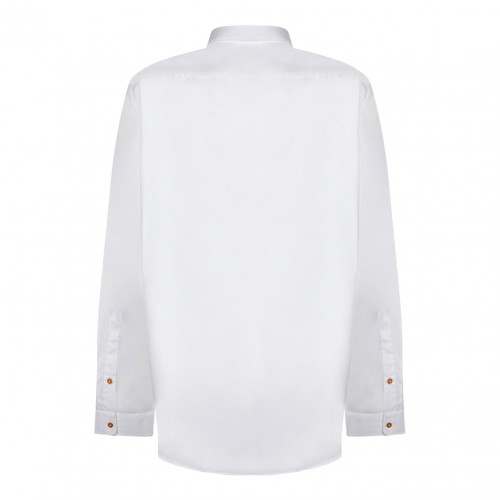 White Two Button Krall Shirt 2