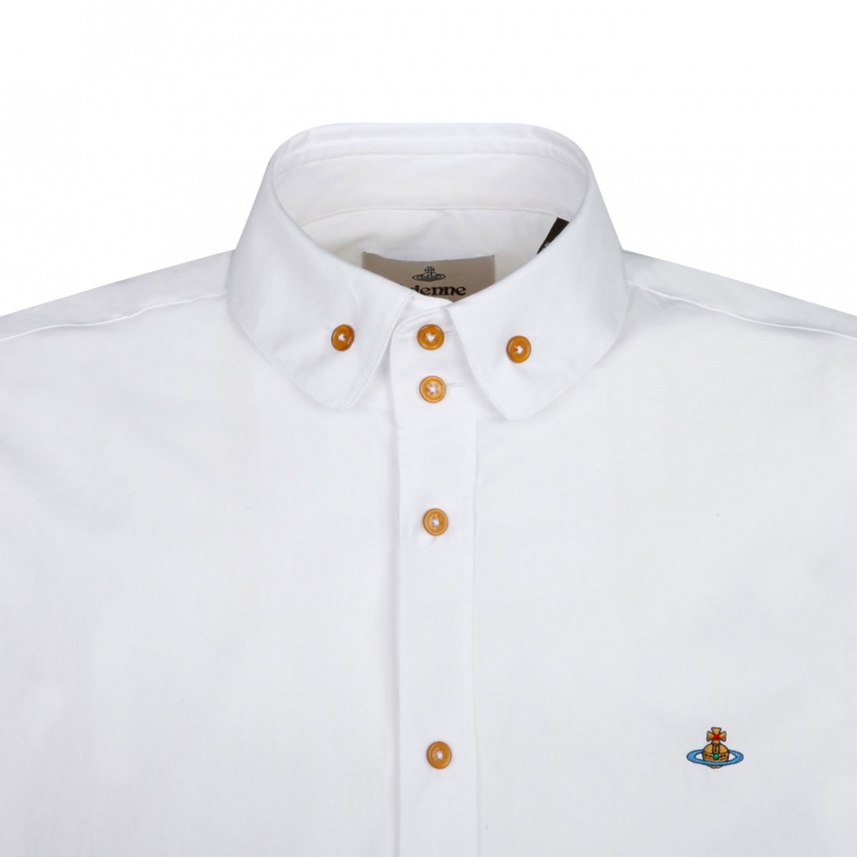 White Two Button Krall Shirt