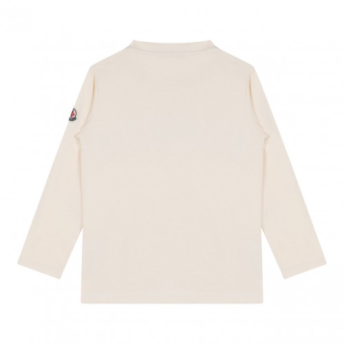 White Logo Print T-Shirt