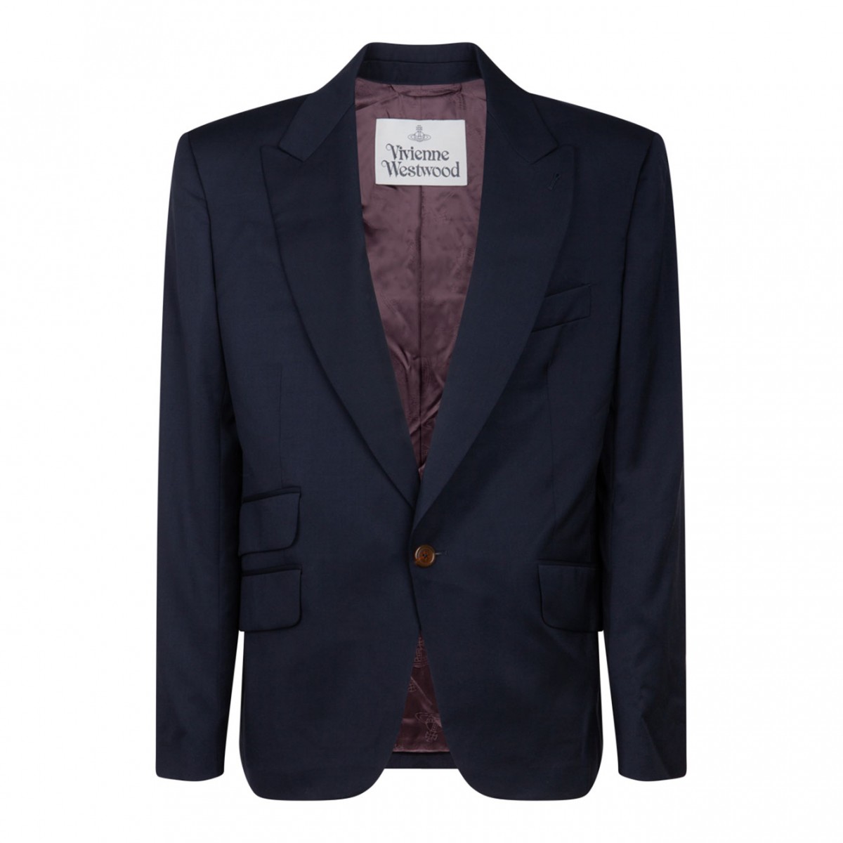 One Button Single Breasted Jacket