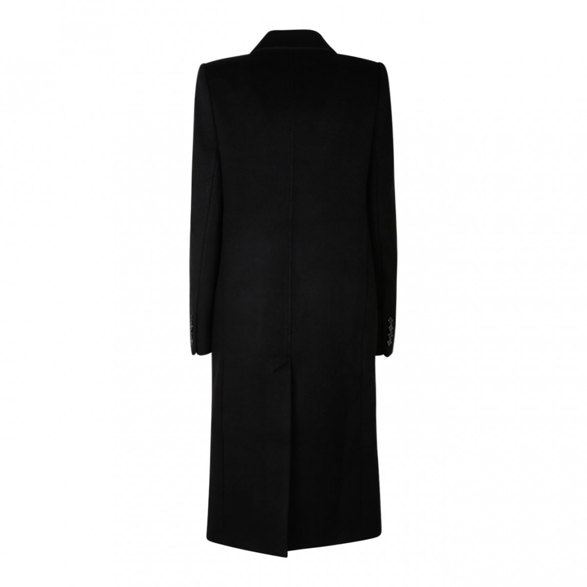 Black Enarryli Wool Blend Long Coat
