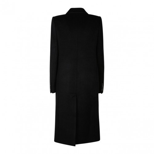 Black Enarryli Wool Blend Long Coat