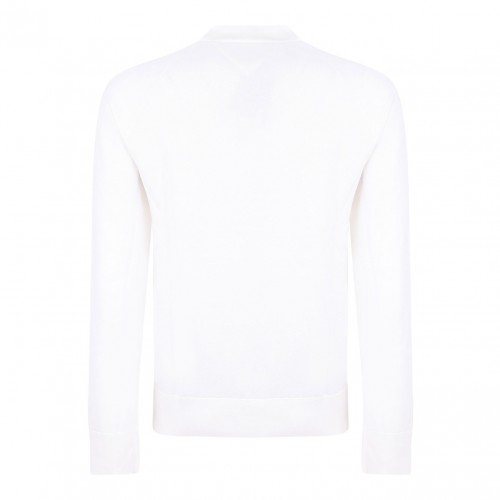 White Knitwear Sweater