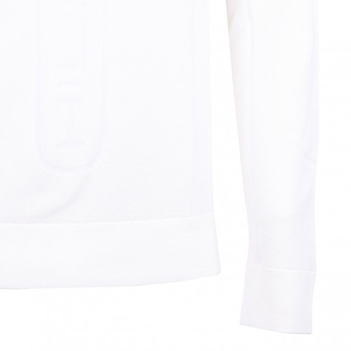 White Knitwear Sweater