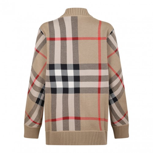 Archive Beige Vintage Check V-neck Cardigan