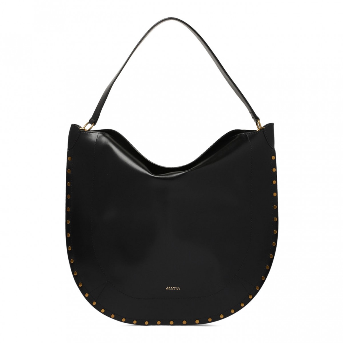 Black Oskan Hobo Tote Bag