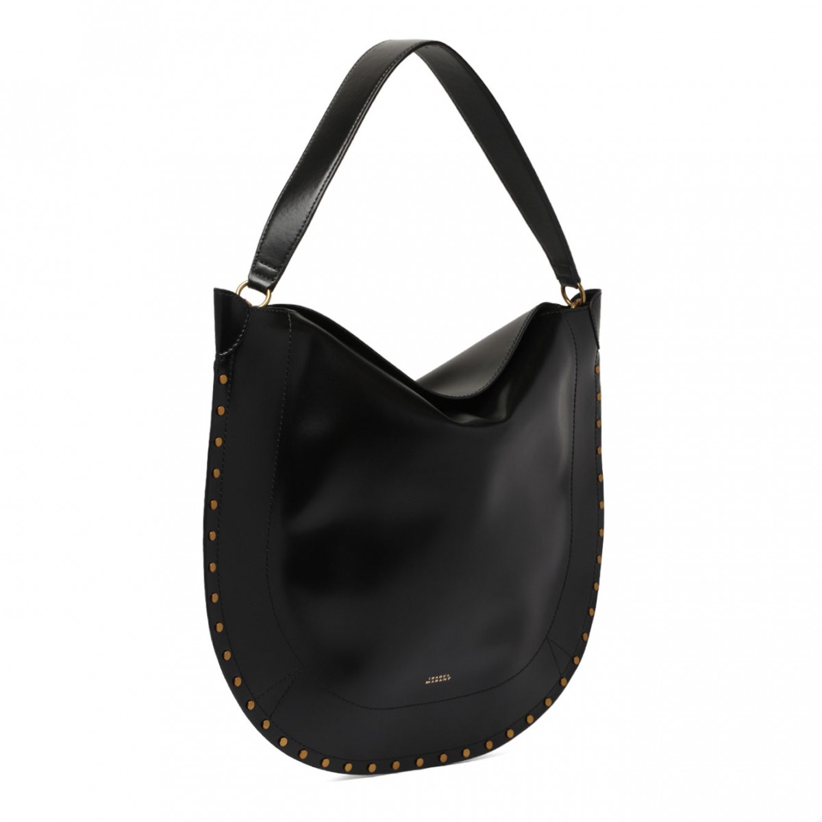 Black Oskan Hobo Tote Bag