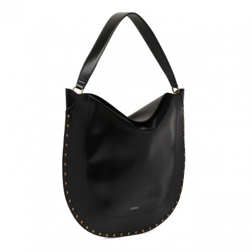 Black Oskan Hobo Tote Bag