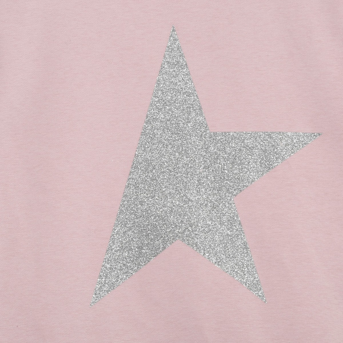 Pink Glitter Star Patch Sweatshirt