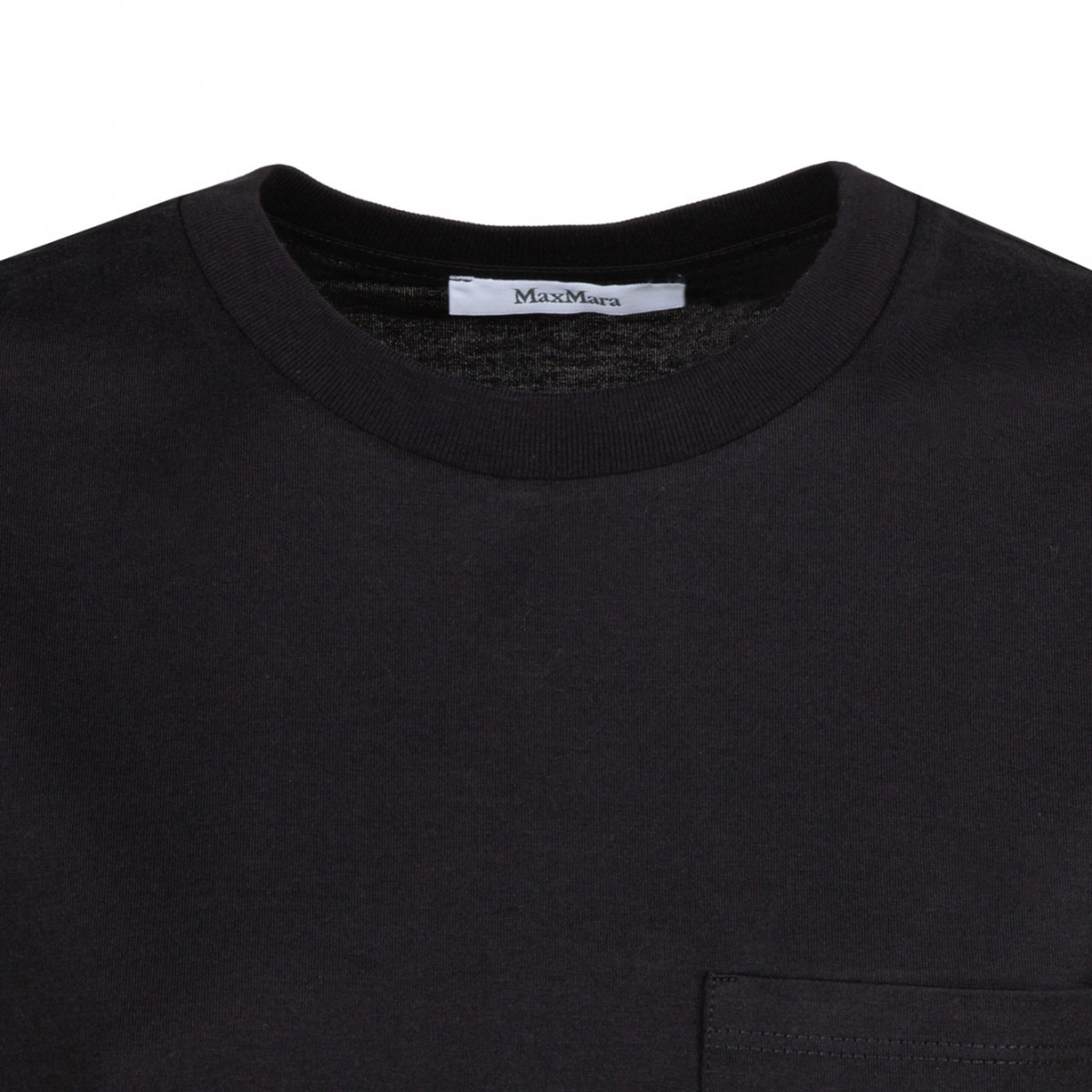 Black Logo Embroidered T-Shirt