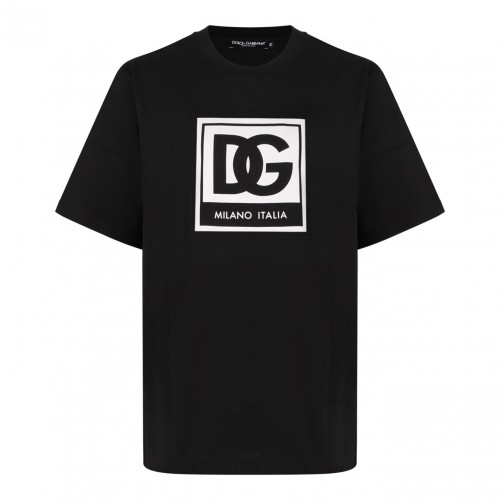 Black Logo Print T-Shirt