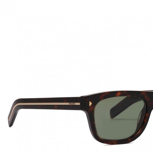 Tortoiseshell Rectangular Sunglasses