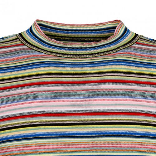 Multicolor Striped Knitwear