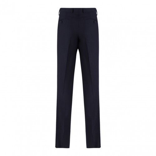 Dark Grey and Blue Suit