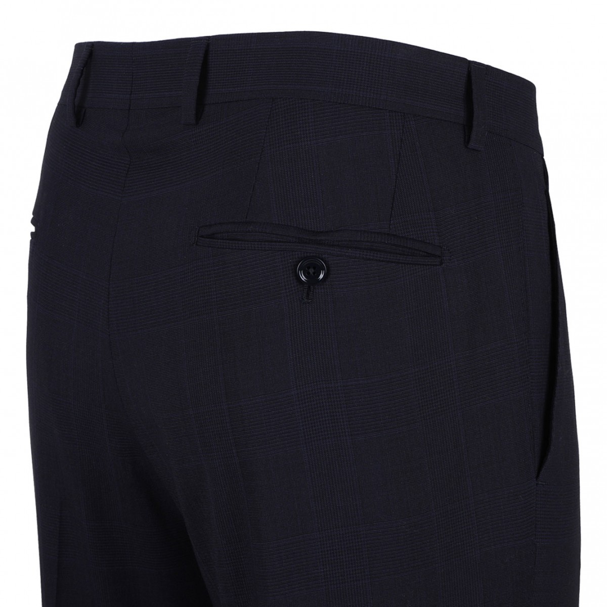 Dark Grey and Blue Suit