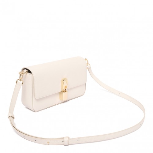 Iride Cream White Shoulder Bag S
