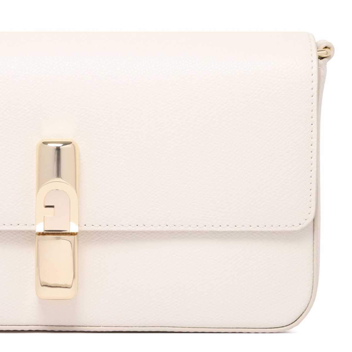 Iride Cream White Shoulder Bag S