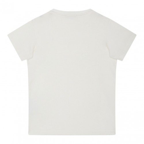 White Logo Tennis T-shirt 2