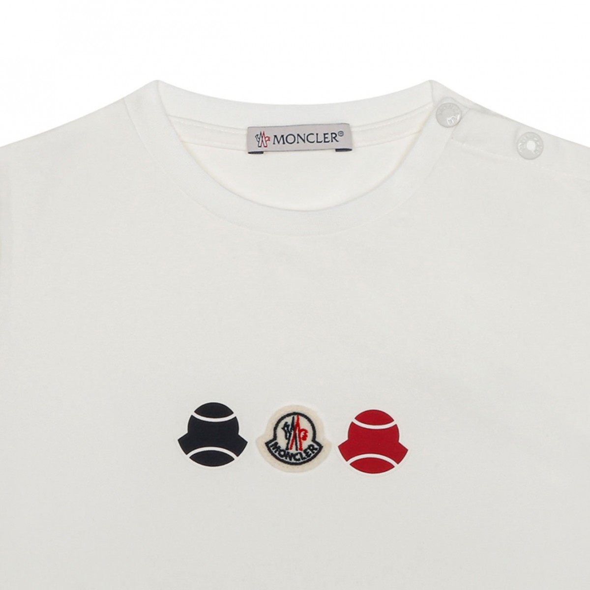 White Logo Tennis T-shirt