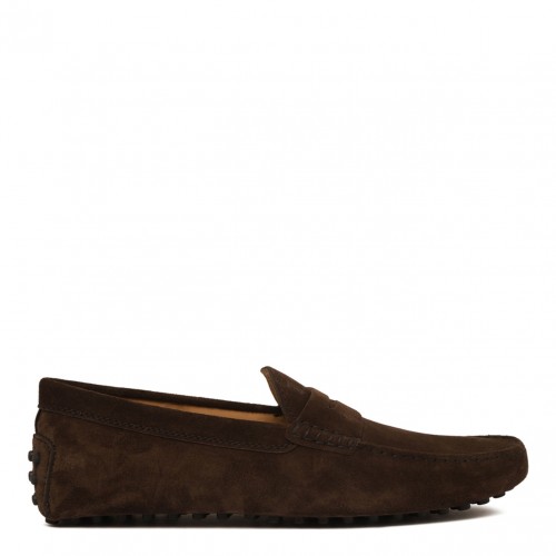 Dark Brown Driving Loafers