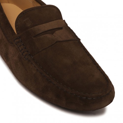 Dark Brown Driving Loafers