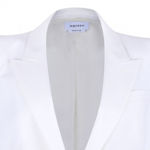 White Wool Blazer