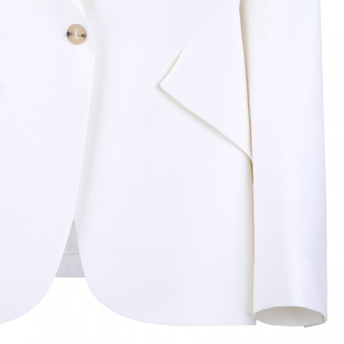 White Wool Blazer