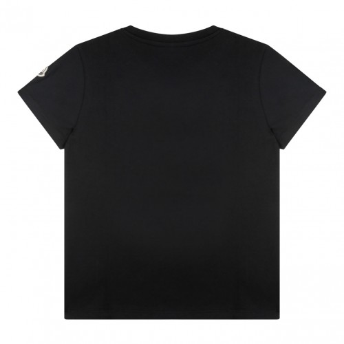 Black Logo Print T-Shirt 2