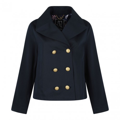 Navy Blue Lined Peacoat