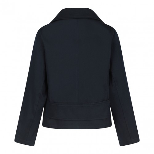 Navy Blue Lined Peacoat 2